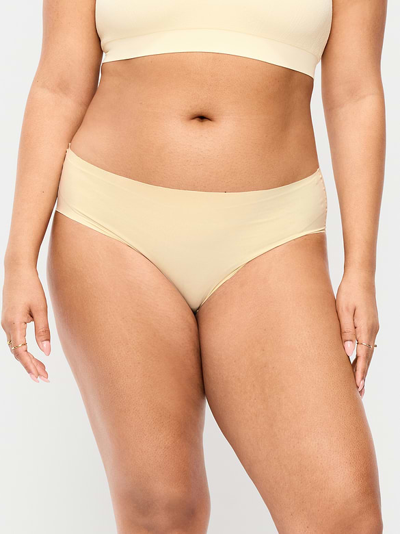 Low-Rise No-Show Hipster Underwear