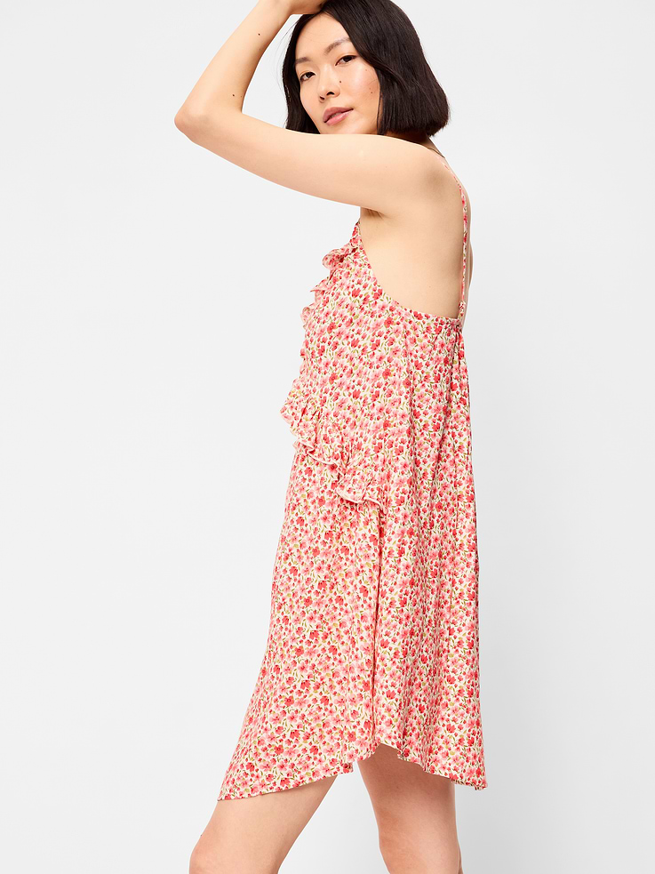 Image number 5 showing, Ruffle-Trim Asymmetrical Mini Dress