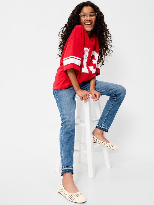 High-Waisted Rockstar 360° Stretch Jeggings for Girls