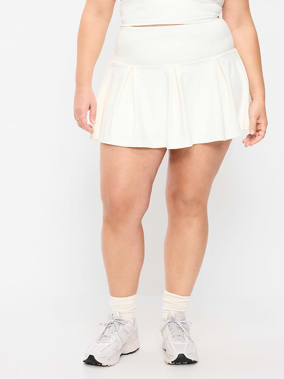 Jupe-short PowerSoft à taille très haute tombante
