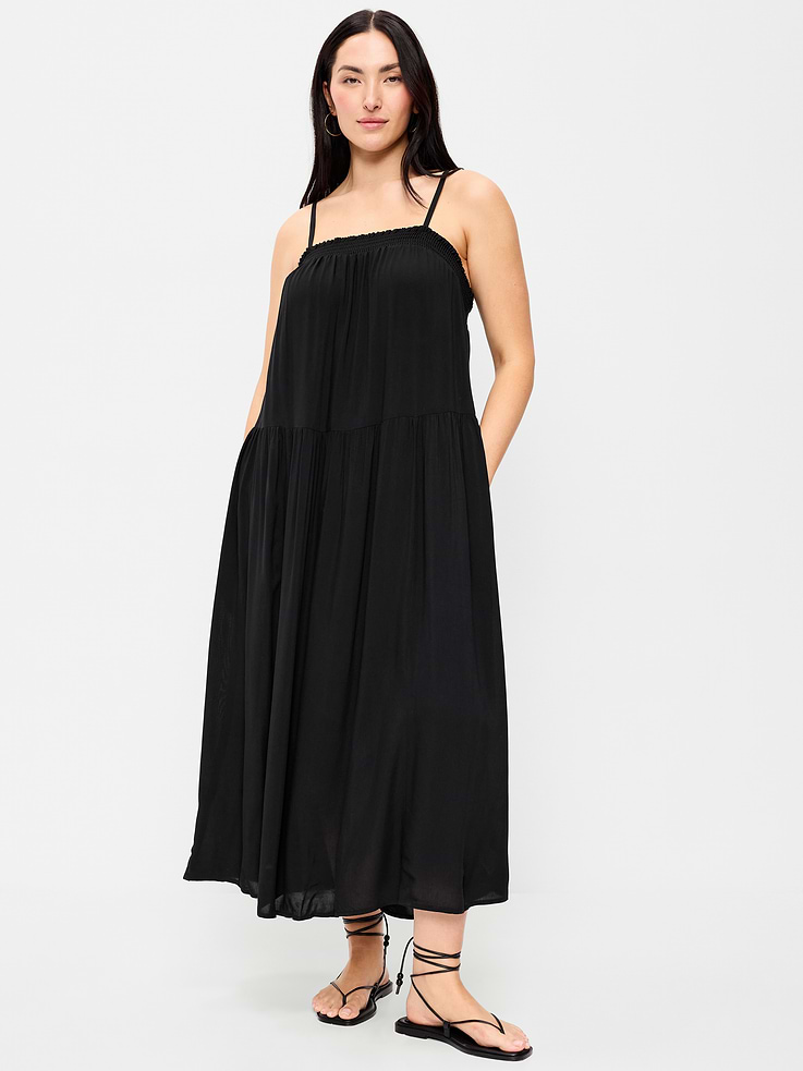 Image 7 of 10, Airy Smocked Maxi Dress