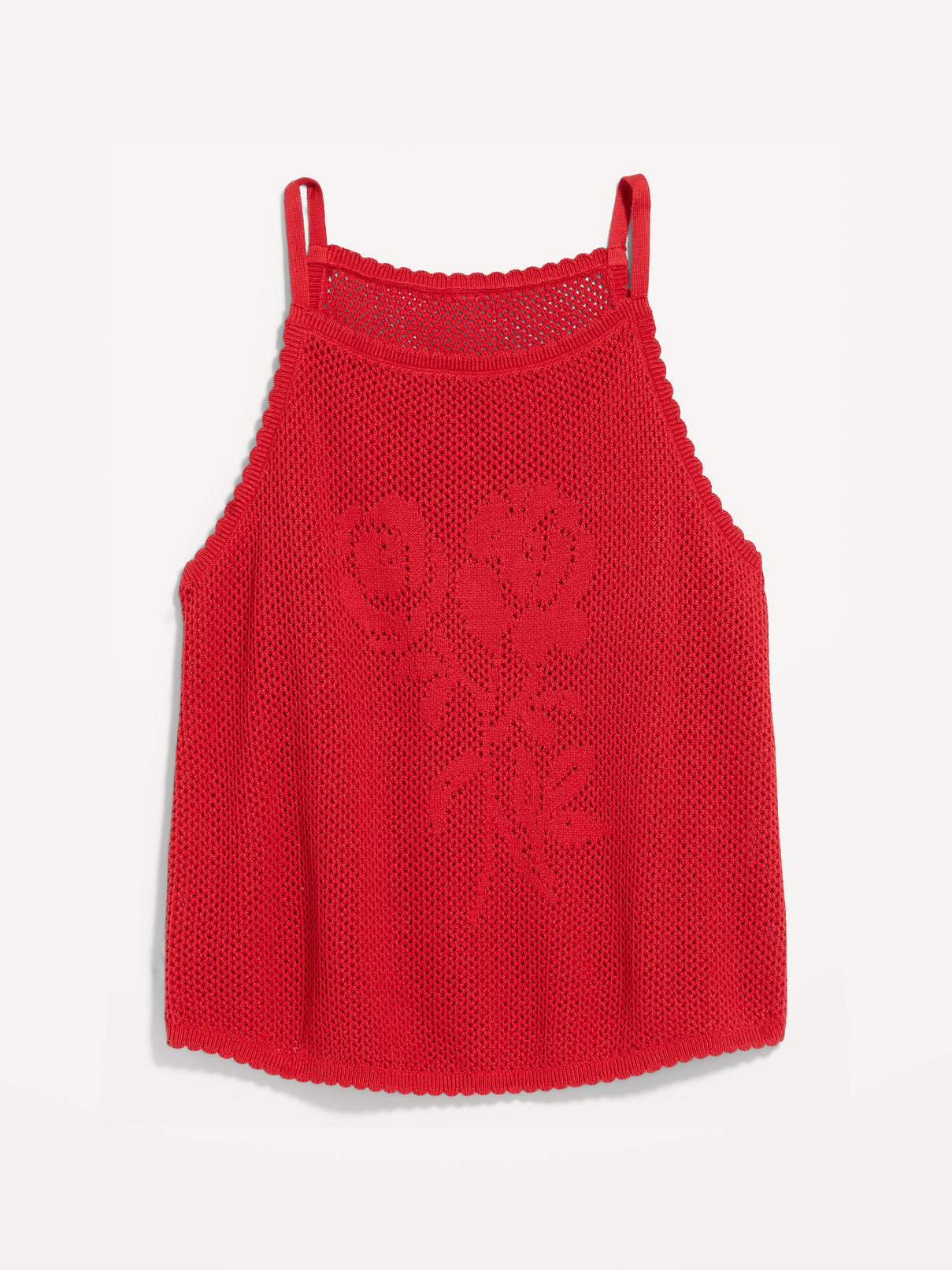 Image number 2 showing, Seaside Cotton Open-Weave Apron Tank Top