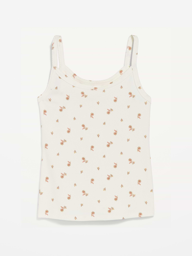 L'image numéro 4 présente Camisole en tricot pointelle