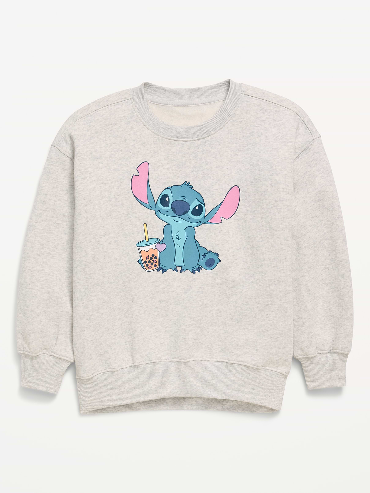 Image number 1 showing, Disney© Oversized Graphic Tunic Sweatshirt for Girls
