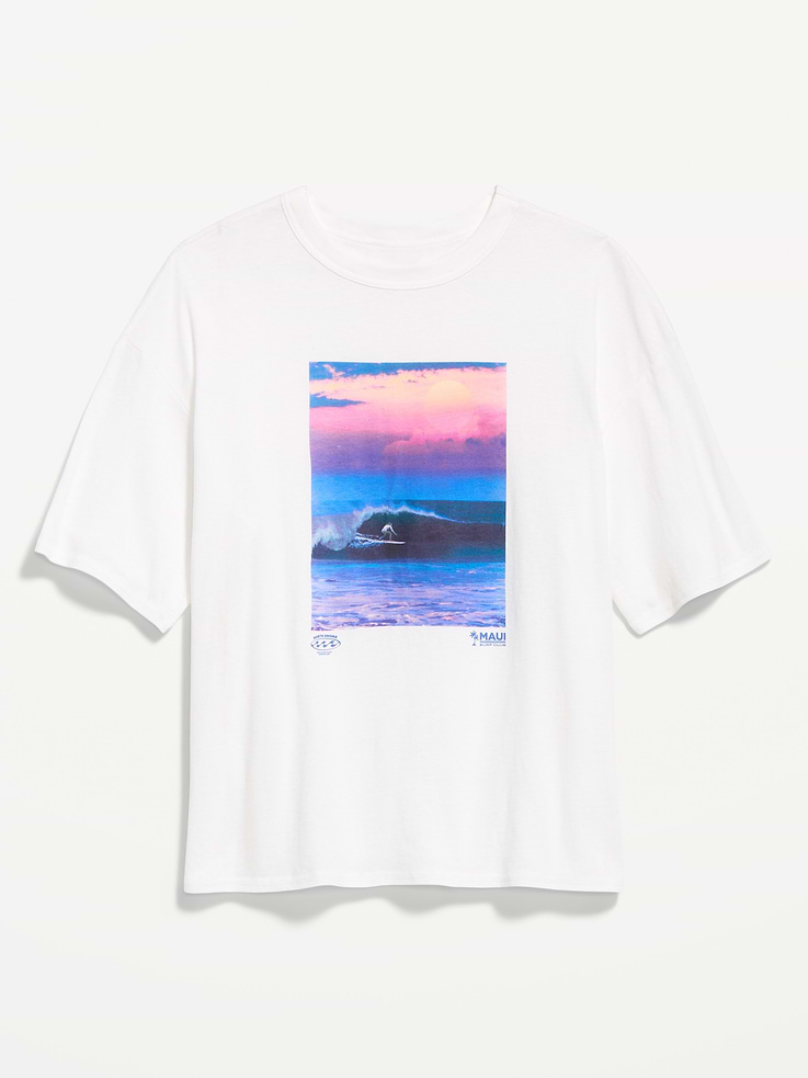 Image number 4 showing, Short-Sleeve Loose Crew-Neck T-Shirt