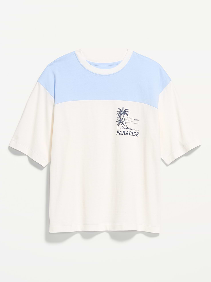 Image number 4 showing, Short-Sleeve Loose Crew-Neck T-Shirt
