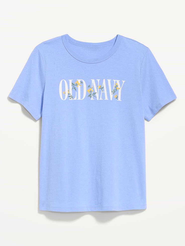 L'image numéro 4 présente T-shirt passe-partout ras du cou à logo imprimé