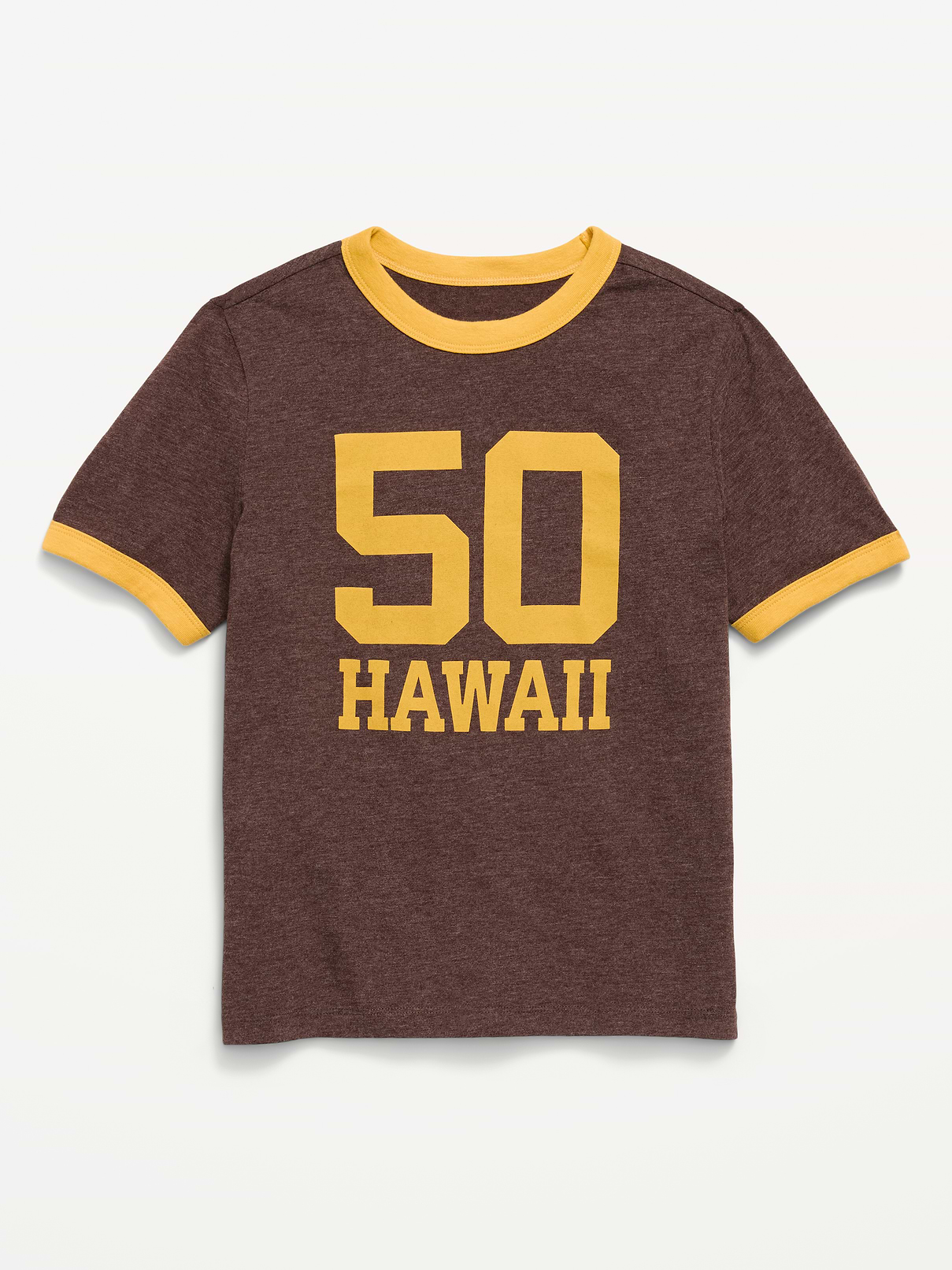 Image number 1 showing, Softest Short-Sleeve Ringer Graphic T-Shirt for Boys