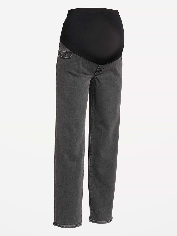 Image 4 of 5, Maternity Full Panel OG Loose Jeans