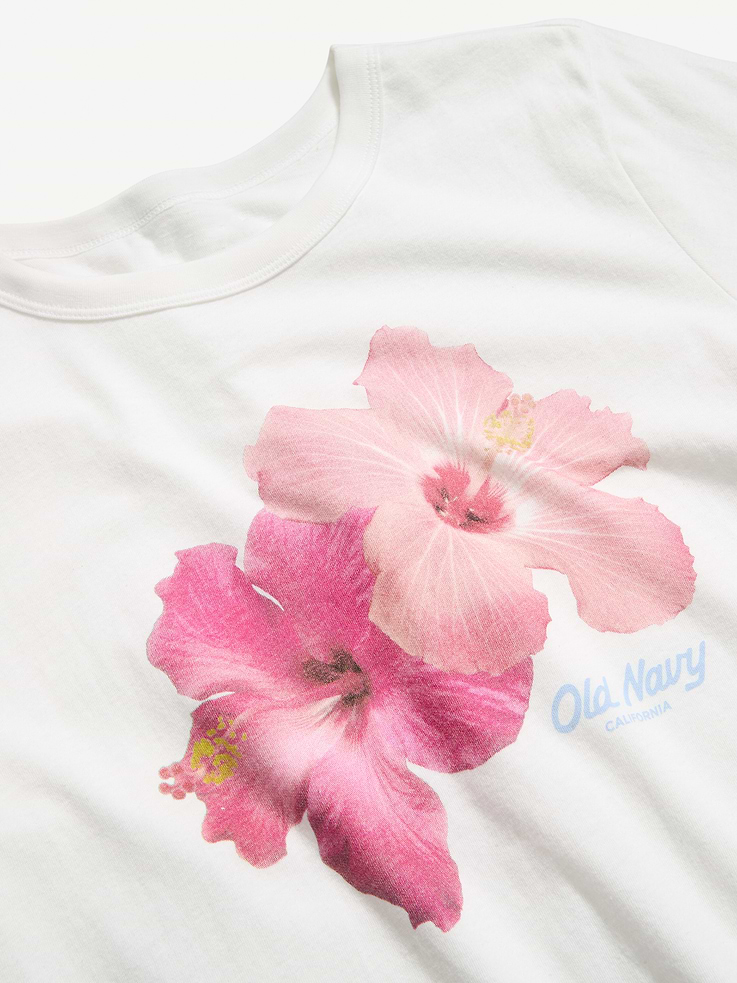 Image 3 of 8, EveryWear Crew-Neck Logo-Graphic T-Shirt