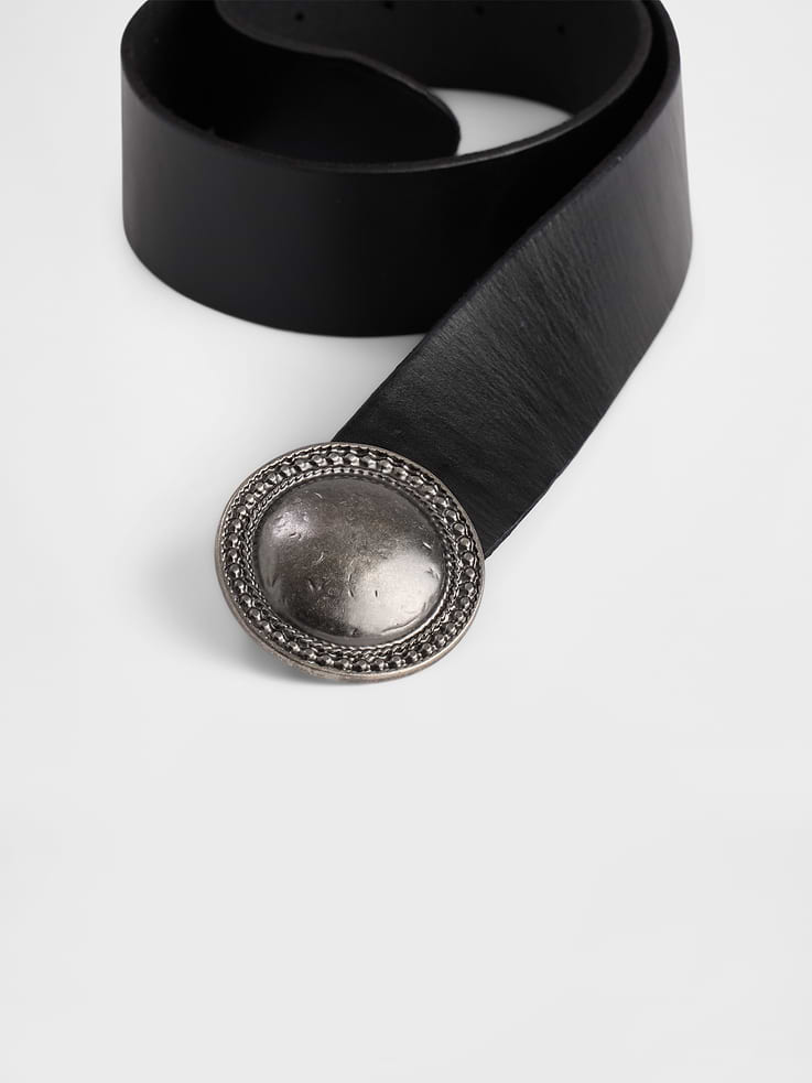 Image number 4 showing, Leather Western Belt