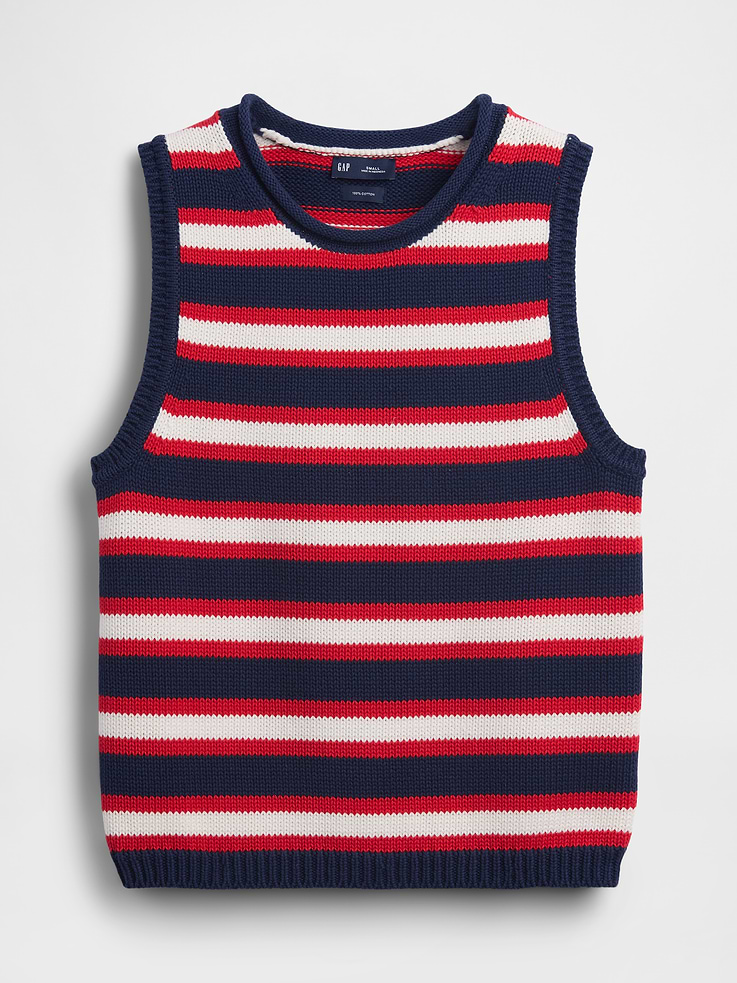 Image number 5 showing, 100% Cotton Sweater Vest