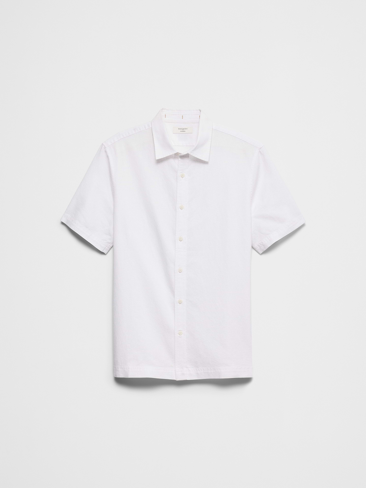 Image number 6 showing, Standard-Fit Linen-Blend Shirt