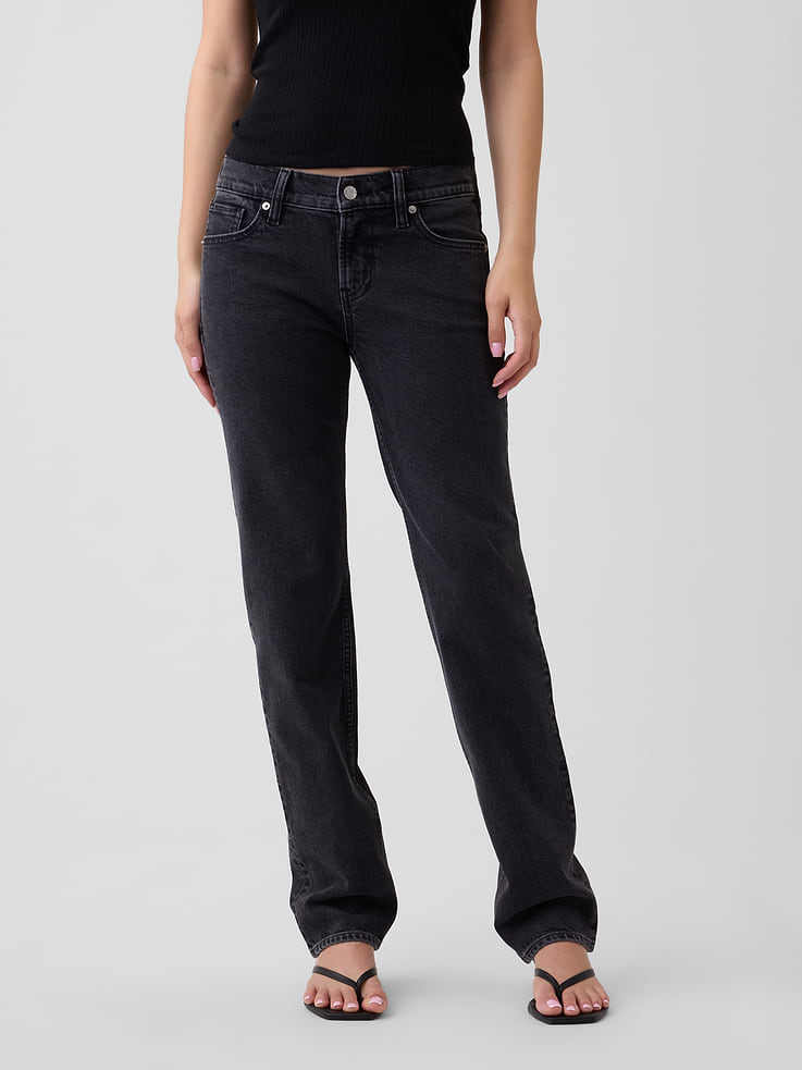 Image number 2 showing, Low Rise '90s Slim Straight Jeans