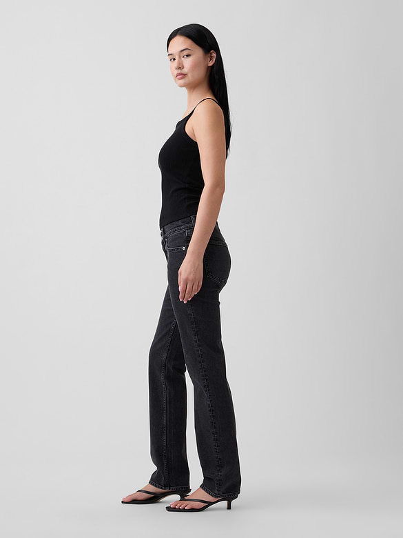 Low Rise '90s Slim Straight Jeans