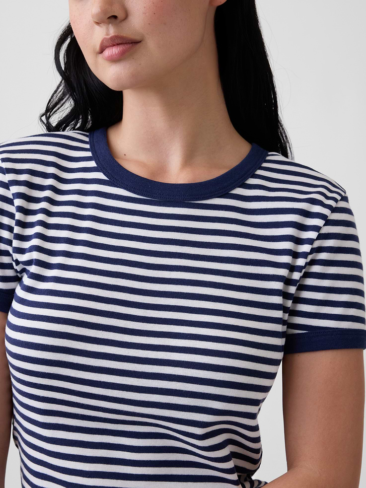 Image number 4 showing, Modern Ribbed Crewneck T-Shirt