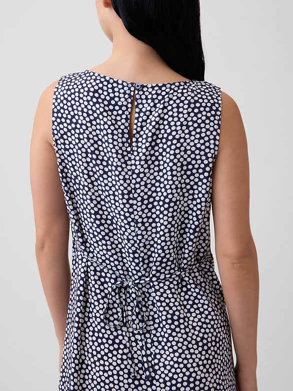 Print Sleeveless Mini Dress