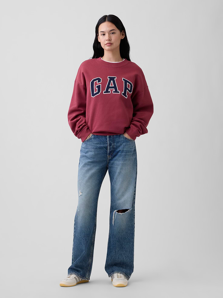 Image number 5 showing, Adult Relaxed Gap Logo Sweatshirt