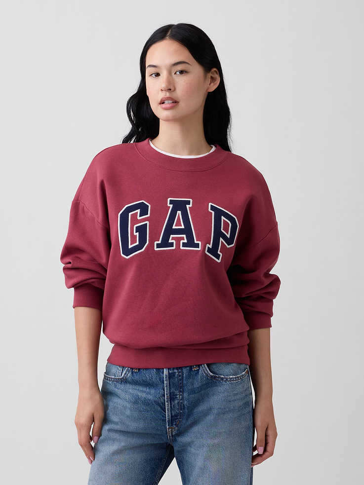 Image number 4 showing, Adult Relaxed Gap Logo Sweatshirt