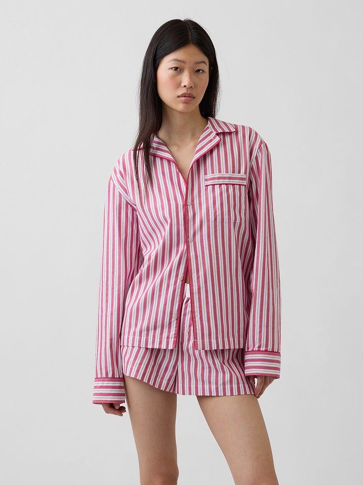 Image number 1 showing, Poplin PJ Shirt