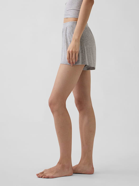 SoftMade Modal Rib PJ Shorts