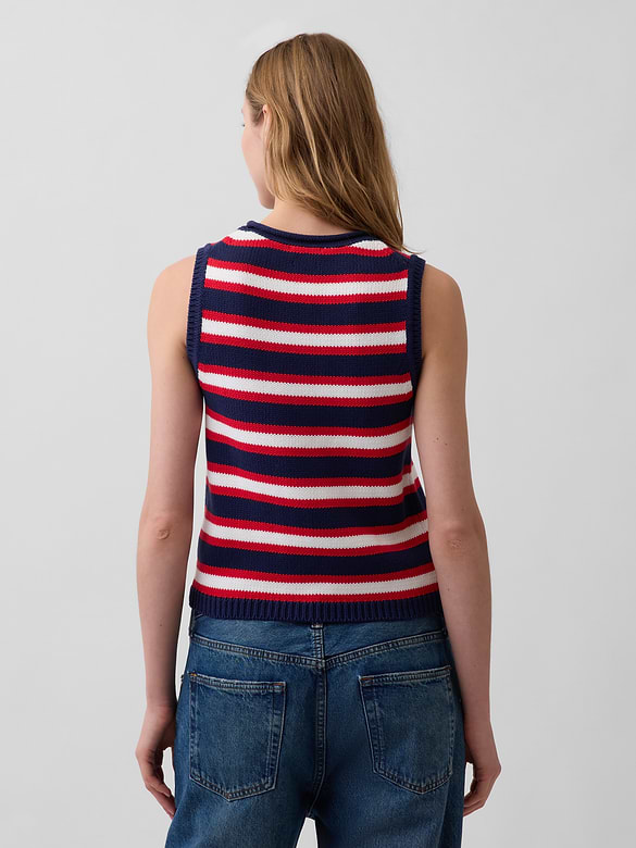 100% Cotton Sweater Vest
