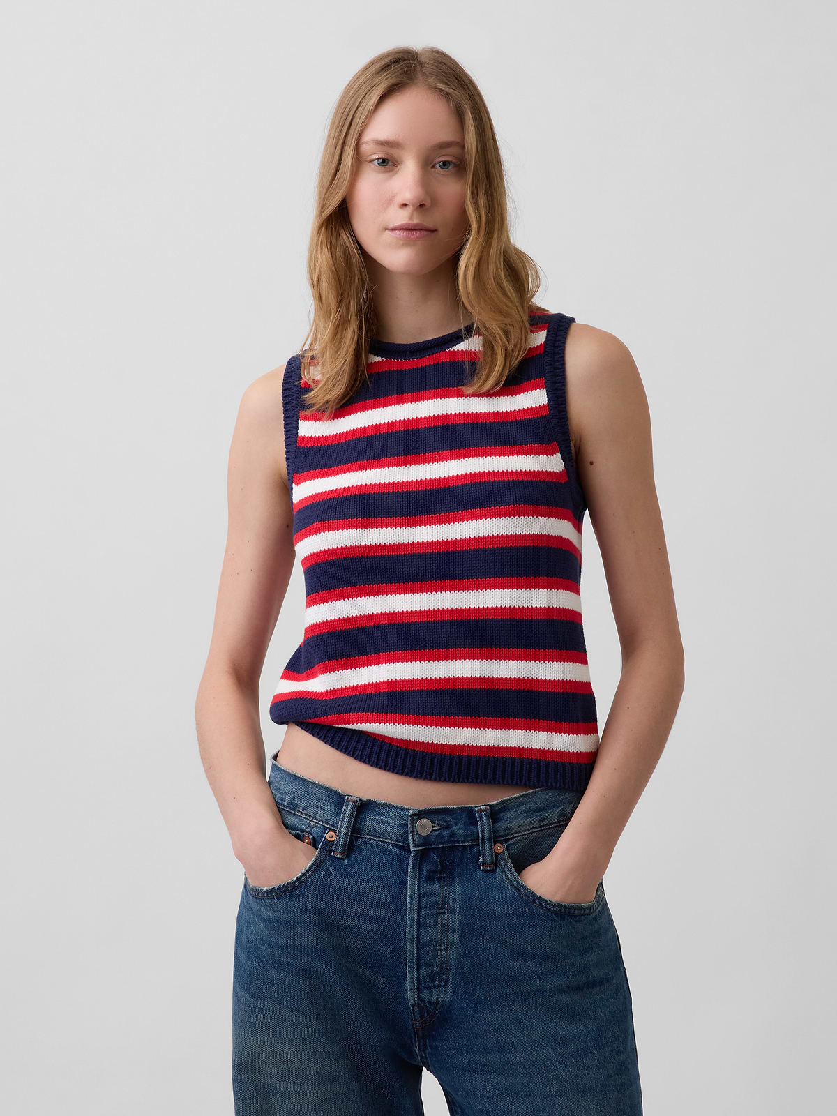 100% Cotton Sweater Vest