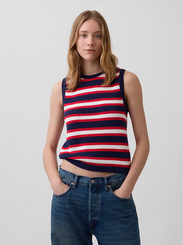 100% Cotton Sweater Vest