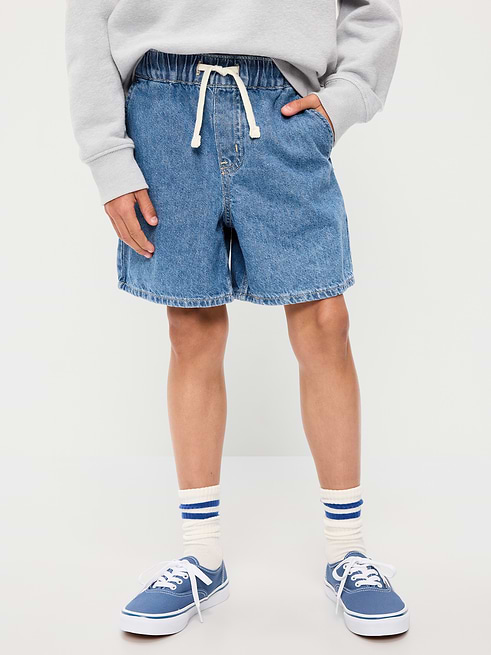 Above Above Knee Super Baggy Pull-On Jean Shorts for Boys on clearance at Old Navy — 60% off