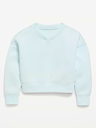 Image number 3 showing, Bounce Fleece V-Neck Sweatshirt for Girls