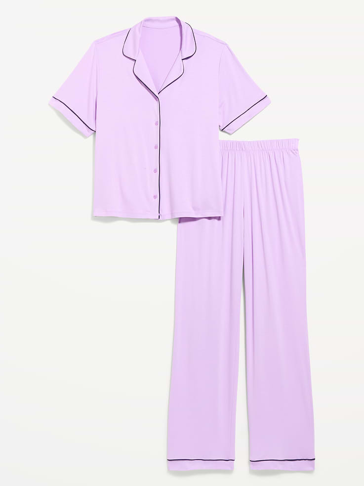 Image number 4 showing, Sunday Sleep Knit Jersey Pant Set