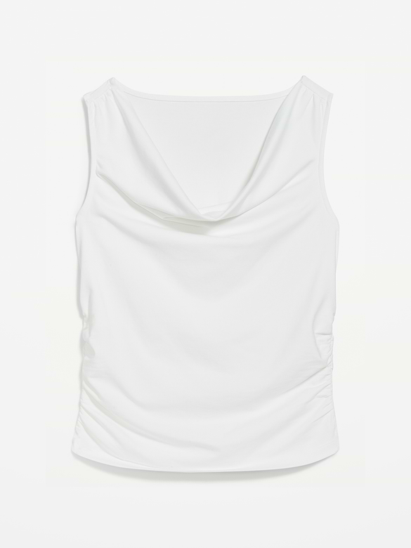 Camisole asymétrique cintrée sur les côtés
