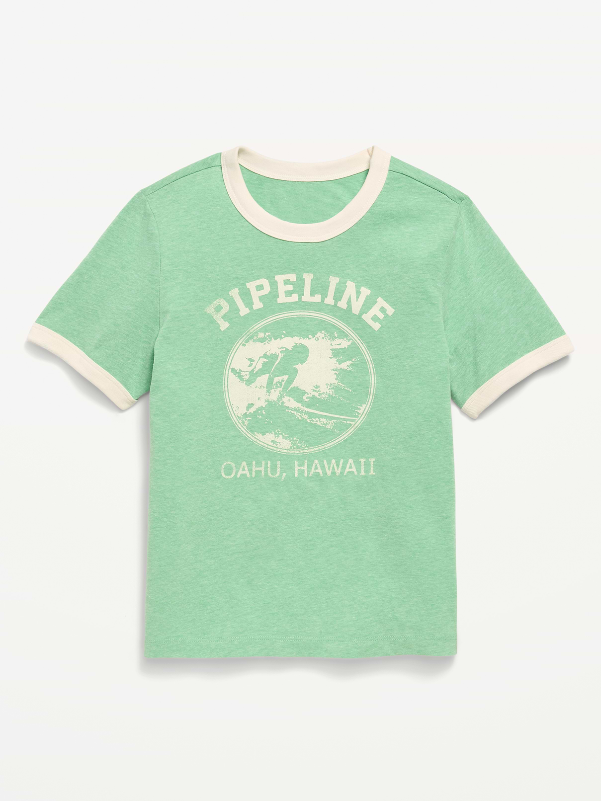 Image number 1 showing, Softest Short-Sleeve Ringer Graphic T-Shirt for Boys