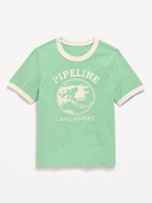 Image number 1 showing, Softest Short-Sleeve Ringer Graphic T-Shirt for Boys