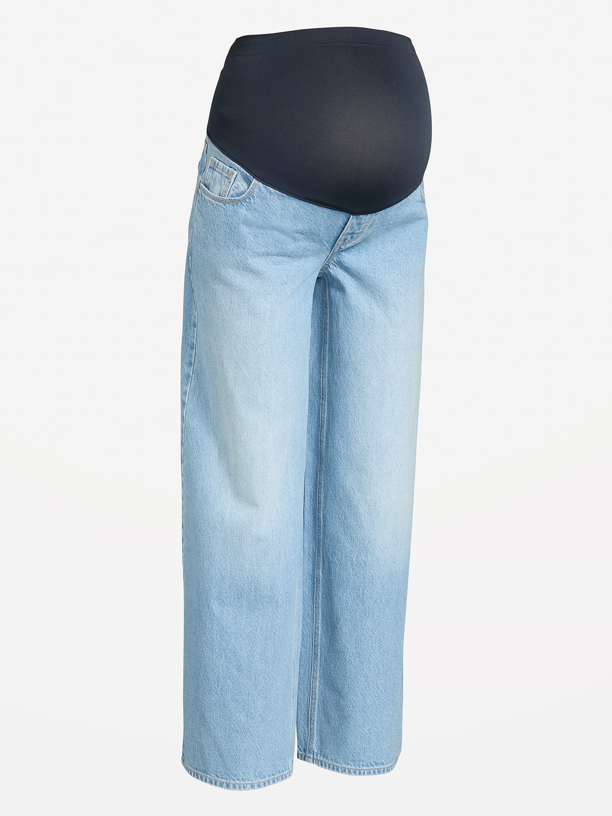 Image number 2 showing, Maternity Full-Panel Wow Baggy Jeans