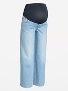 Image number 2 showing, Maternity Full-Panel Wow Baggy Jeans