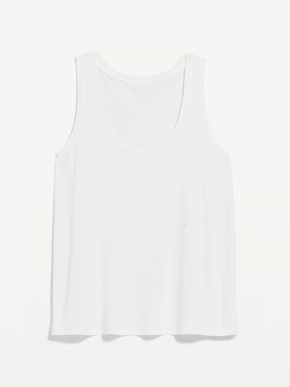 Camisole luxueuse à encolure dégagée