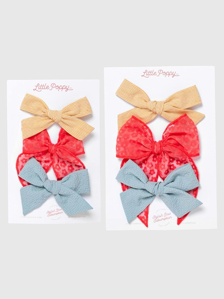 Image number 2 showing, The Dahlia Bow Clip Set