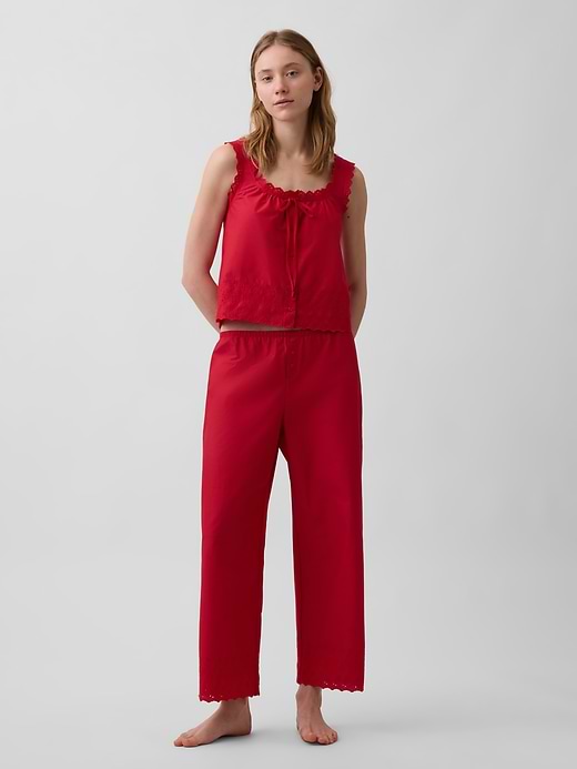 Embroidered PJ Pants - Red by Gap