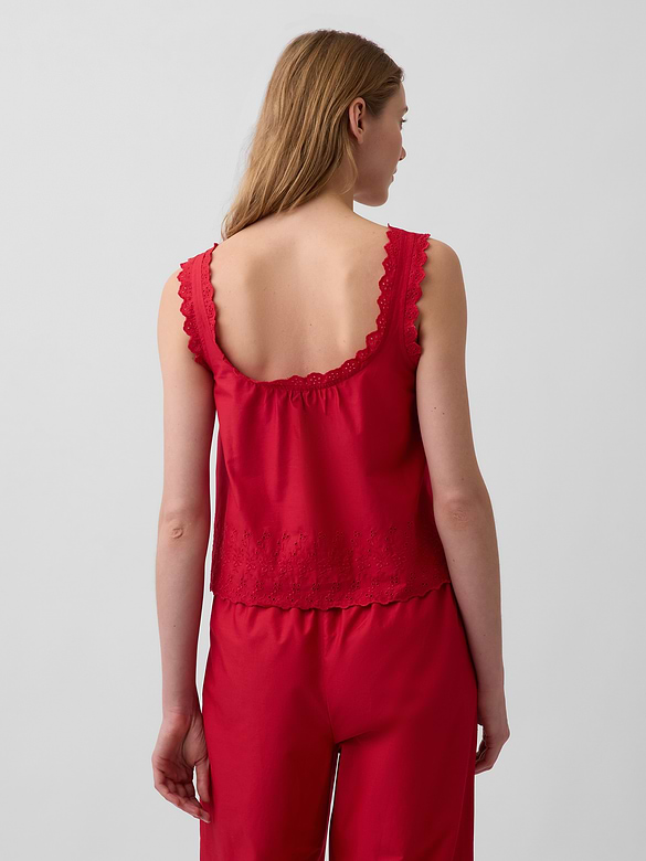 Embroidered PJ Tank