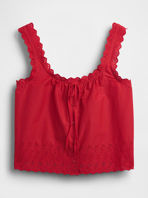 Embroidered PJ Tank