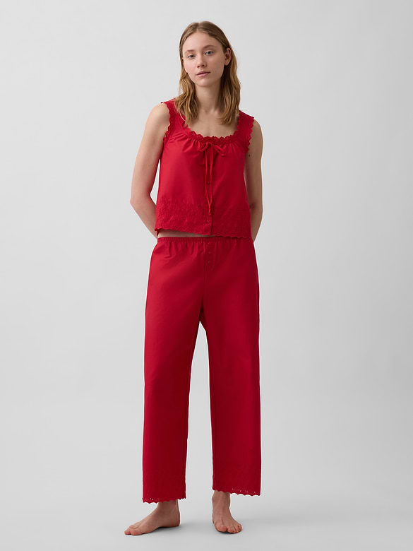 Embroidered PJ Pants