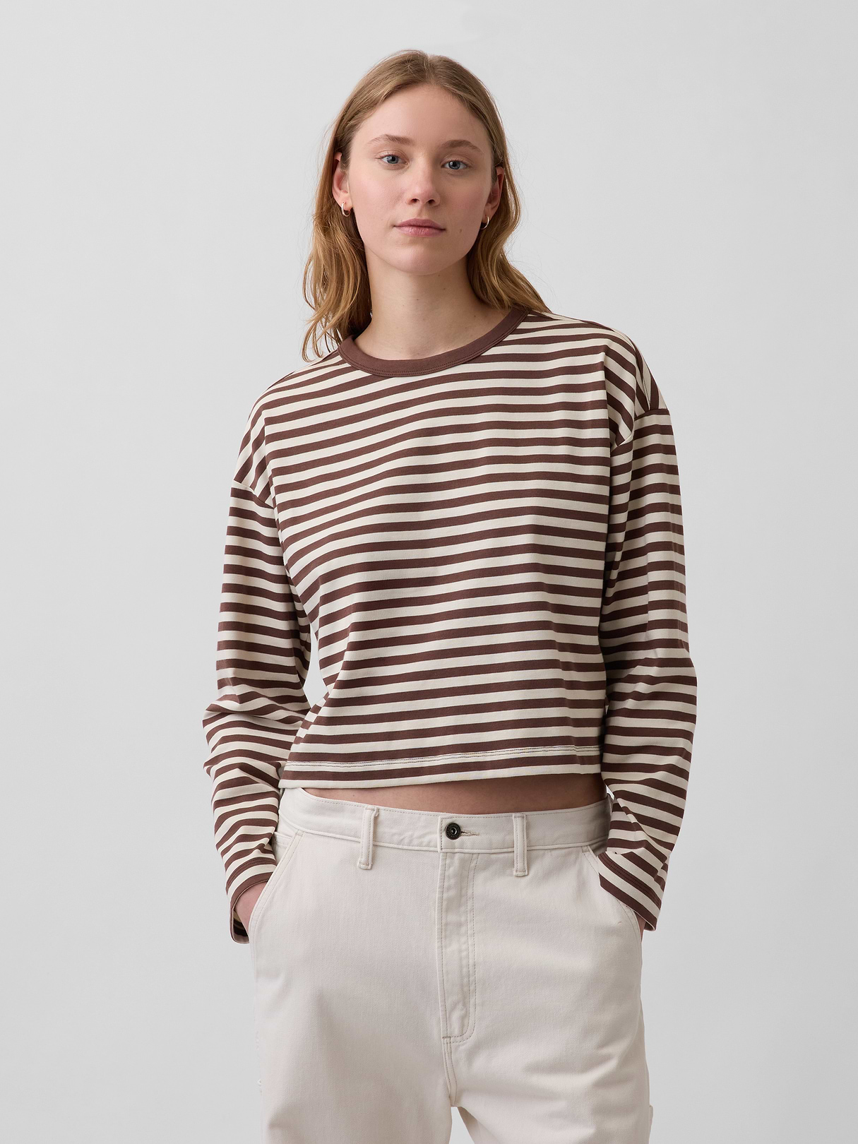 Gap Knit Oversized Crop T-Shirt (3)