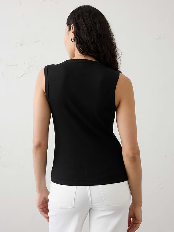 Ribbed Henley