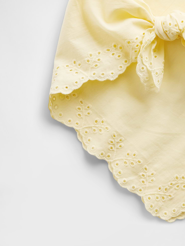 Image number 5 showing, 100% Cotton Eyelet Bandana Scarf