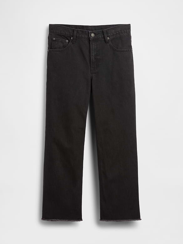 Low Slung Relaxed Crop Jeans