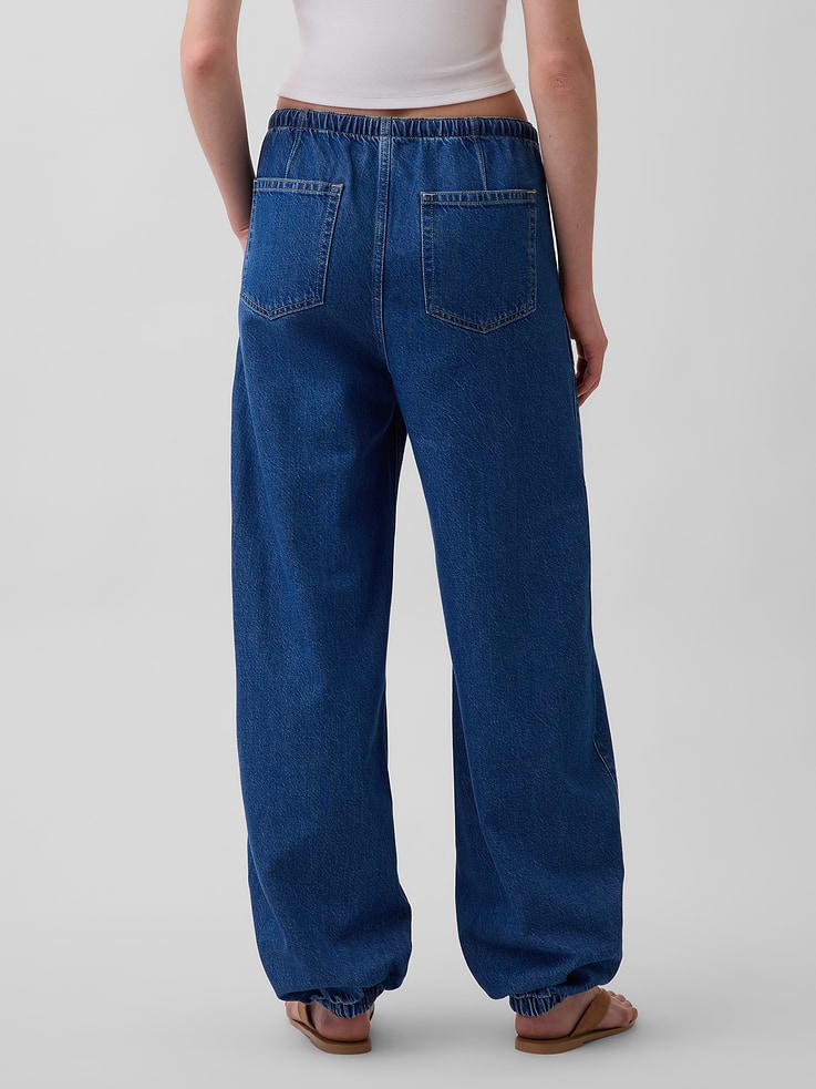 Image number 4 showing, High Rise UltraSoft Easy Barrel Jeans