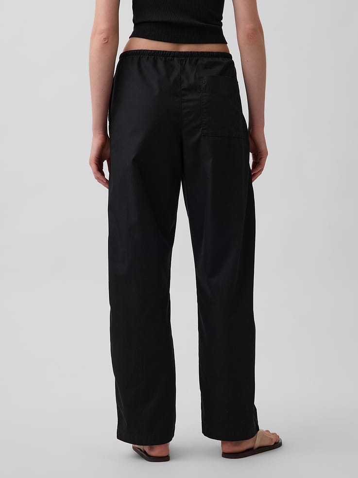 Image number 4 showing, Poplin Easy Barrel Pants
