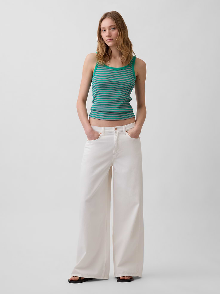 Image number 2 showing, Rib Scoop Tank Top