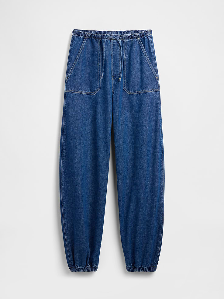 Image number 6 showing, High Rise UltraSoft Easy Barrel Jeans